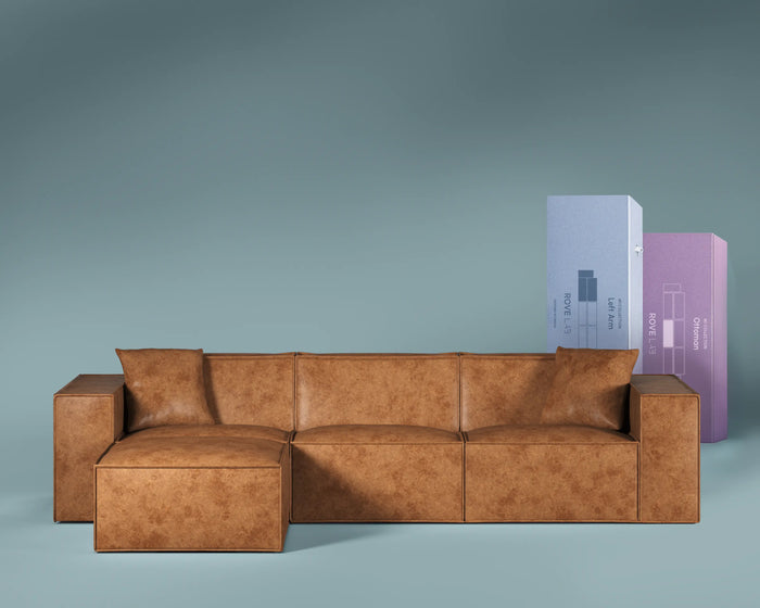 M1 Faux Leather Sofa Sectional