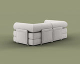 S8 Sleeper Sofa Bed in Comet Ivory, rear view.