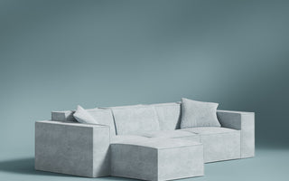 Comment Mettre en Valeur un Canapé Bleu avec une Chaise Rose