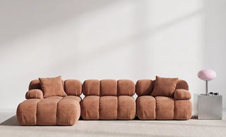 A stylish and inviting Rove Lab modular sofa collection set up in a modern, sunlit living space
