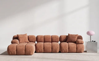 A stylish and inviting Rove Lab modular sofa collection set up in a modern, sunlit living space
