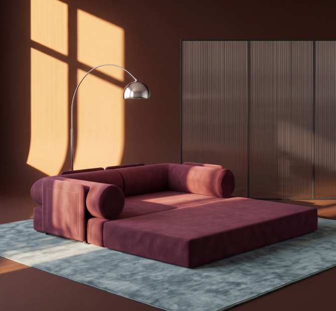 S8+ Sleeper Sofa Bed