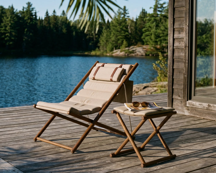 Solaris Sling Chair Full Set + Solaris Stool