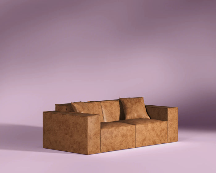 M1 Faux Leather Sofa Loveseat