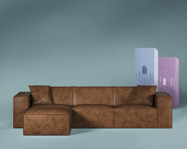 M1 Faux Leather Sofa Sectional